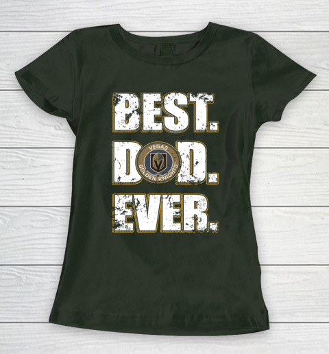 NHL Vegas Golden Knights Hockey Best Dad Ever Family Shirt Women's T-Shirt 4
