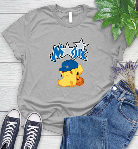 NBA Pikachu Basketball Sports Orlando Magic Women's T-Shirt 5