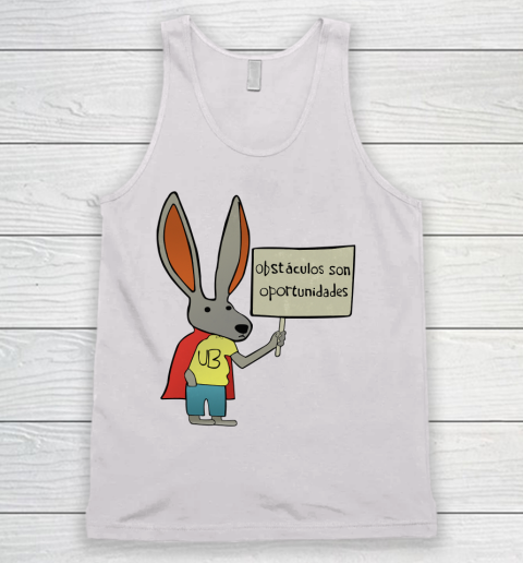 Rick Flag Shirt  Ultra Bunny with a Sign Tank Top