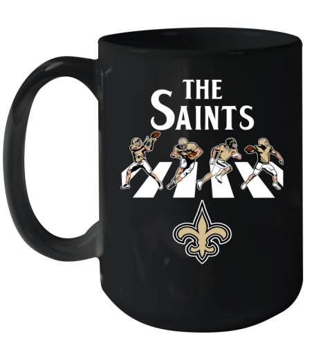 NFL Football New Orleans Saints The Beatles Rock Band Shirt Ceramic Mug 15oz