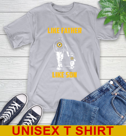 Indiana Pacers NBA Basketball Like Father Like Son Sports T-Shirt 5