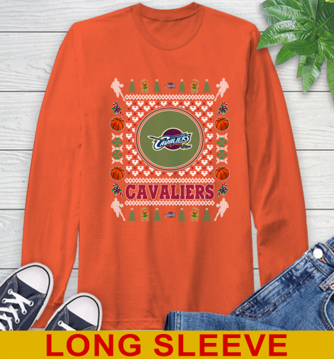 Cleveland Cavaliers Merry Christmas NBA Basketball Loyal Fan Long Sleeve T-Shirt 4
