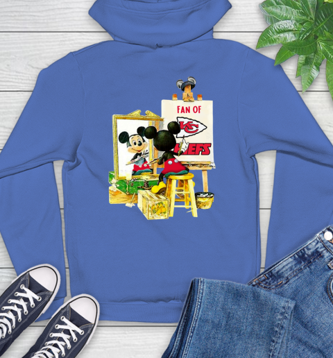 NFL Football Kansas City Chiefs Mickey Drawing Shirt 22
