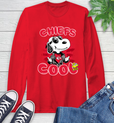 NFL Football Kansas City Chiefs Cool Snoopy Shirt Long Sleeve T-Shirt 12