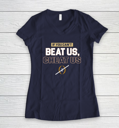 If You Can't Beat Us Cheat Us Women's V-Neck T-Shirt 7