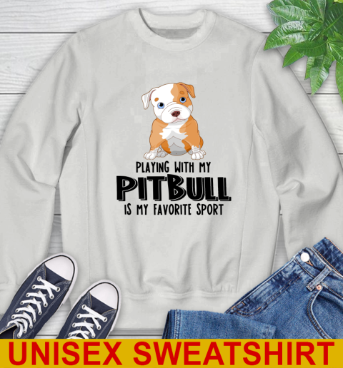 Playing with my pitbull is my favorite sport 27