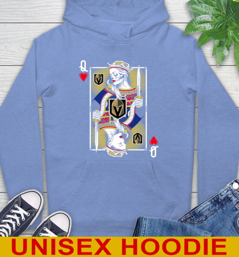 NHL Hockey Vegas Golden Knights The Queen Of Hearts Card Shirt Hoodie 11