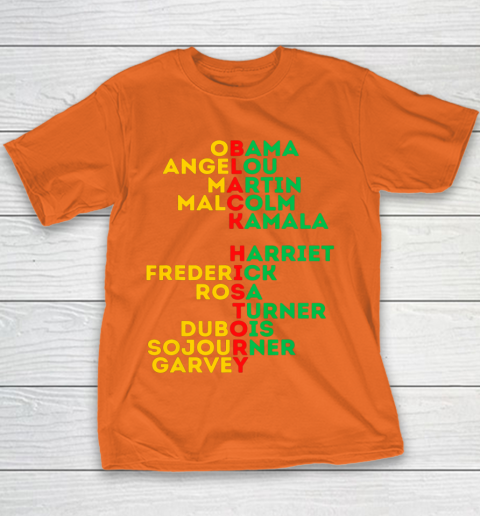 Black History Month Dream Like Leaders African American Love Youth T-Shirt 4