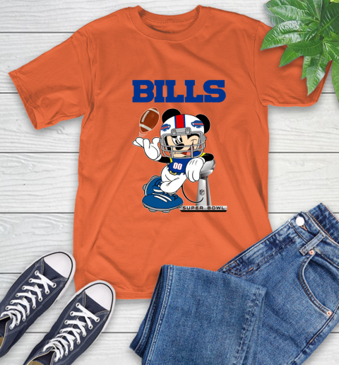 NFL Buffalo Bills Mickey Mouse Disney Super Bowl Football T Shirt T-Shirt 5