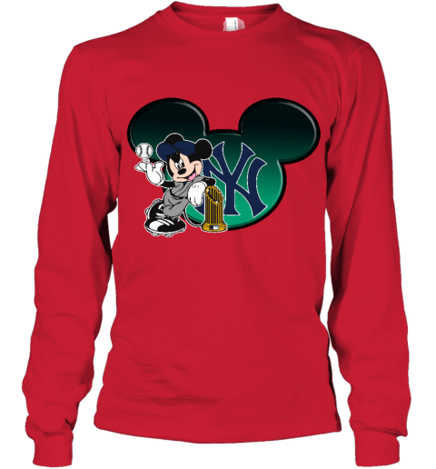 New York Yankees Mickey mouse cartoon shirt, hoodie, sweater, long