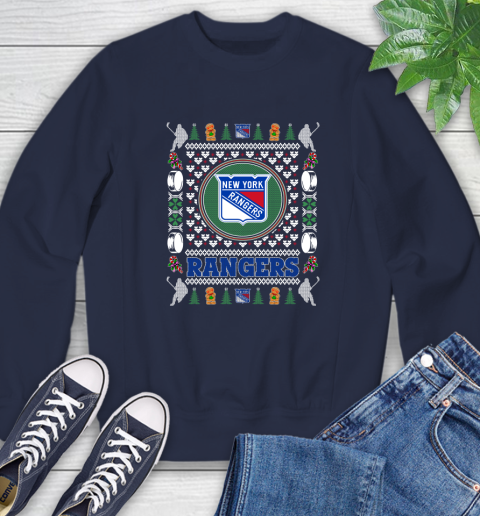 New York Rangers Merry Christmas NHL Hockey Loyal Fan Ugly Shirt 26
