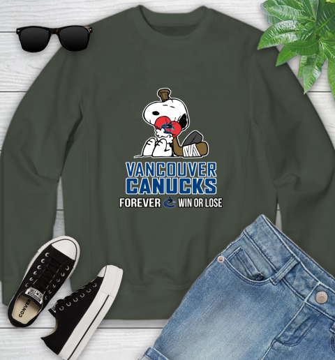 NHL The Peanuts Movie Snoopy Forever Win Or Lose Hockey Vancouver Canucks 124