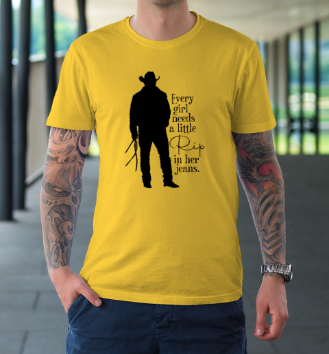 Every Girl Needs A Little Rip In Her Jeans T Shirt T-Shirt 4