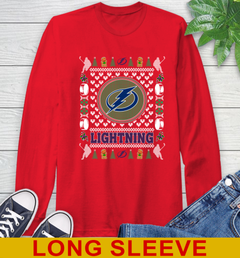 Tampa Bay Lightning Merry Christmas NHL Hockey Loyal Fan Long Sleeve T-Shirt 12
