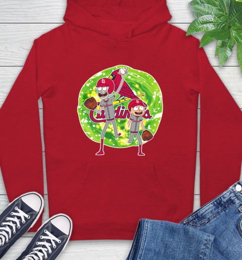 MLB St.Louis Cardinals Rick And Morty Baseball Sports Hoodie 10