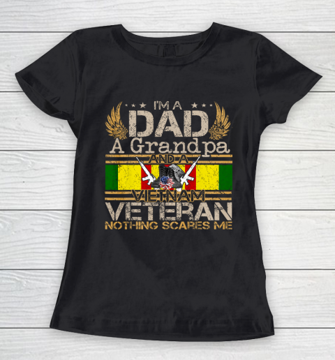 Vietnam War Veteran U S Army Retired Soldier Gift Mom Dad Women's T-Shirt