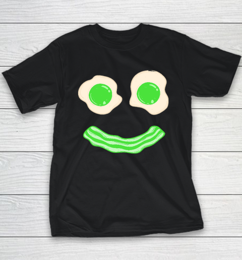 Green Eggs Ham Smile Face Brunch Breakfast Costume Youth T-Shirt