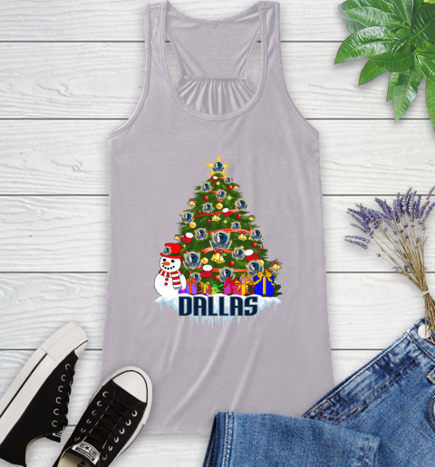 Dallas Mavericks Merry Christmas NBA Basketball Sports Racerback Tank 5