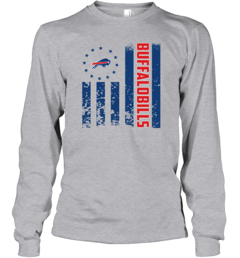 NFL Detroit Lions American Flag Youth Long Sleeve - Rookbrand