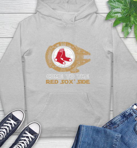 MLB Come To The Boston Red Sox Side Star Wars Baseball Sports Hoodie 6