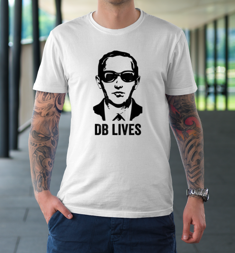 DB Cooper Lives Shirt Unsolved Mystery Sixties Urban Legend Face T-Shirt