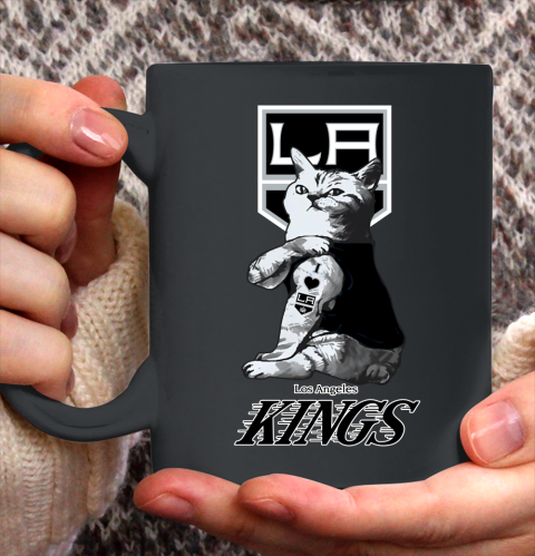 NHL My Cat Loves Los Angeles Kings Hockey Ceramic Mug 11oz