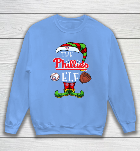 Philadelphia Phillies Christmas ELF Funny MLB Sweatshirt 8