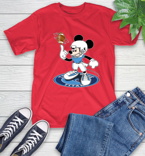 NFL Football Tennessee Titans Cheerful Mickey Disney Shirt T-Shirt 11