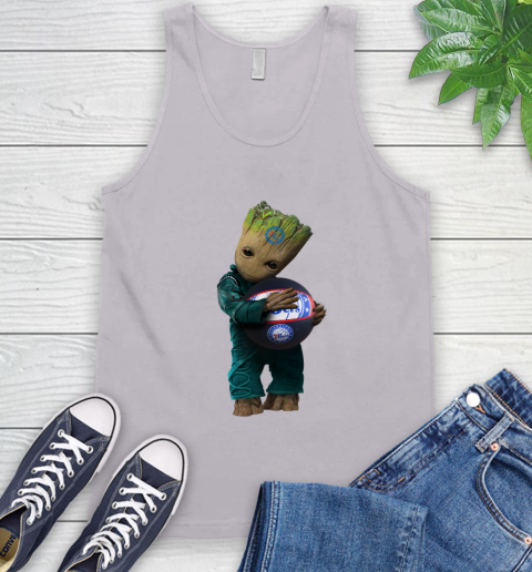 NBA Groot Guardians Of The Galaxy Basketball Sports Philadelphia 76ers Tank Top 4