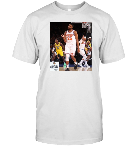 New York Knicks Mikal Bridges #25 Taste Of Victory Poster T-Shirt