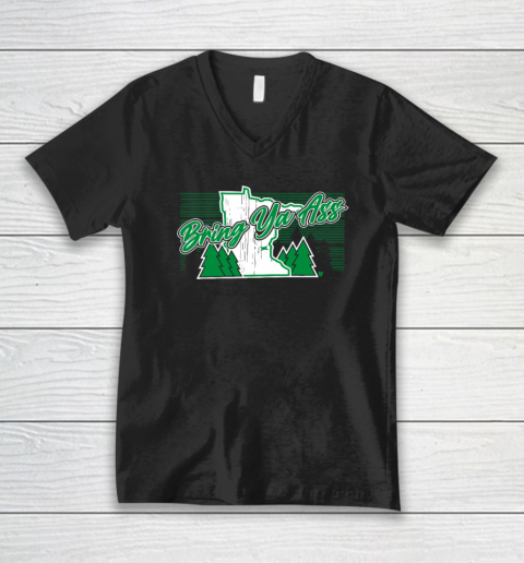 Bring Ya Ass  Minnesota Basketball V-Neck T-Shirt