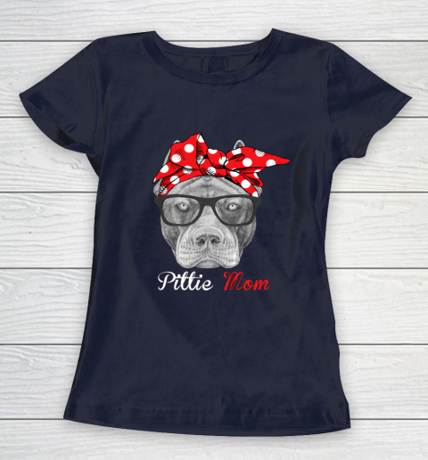 Dog Mom Shirt Pittie Mom Shirt for Pitbull Dog Lovers Mothers Day Women's T-Shirt 2