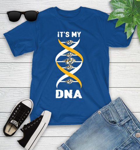 Nashville Predators NHL Hockey It's My DNA Sports Youth T-Shirt 12