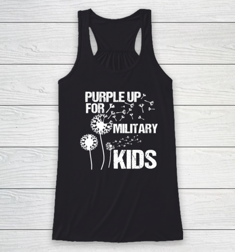Purple Up for Military Kids  Month of the Military Child Racerback Tank