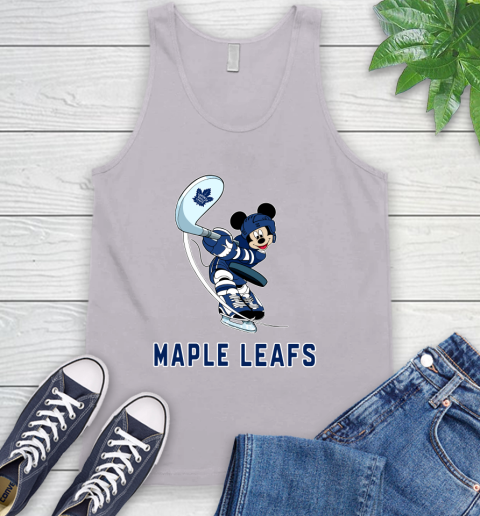 NHL Hockey Toronto Maple Leafs Cheerful Mickey Mouse Shirt Tank Top 4