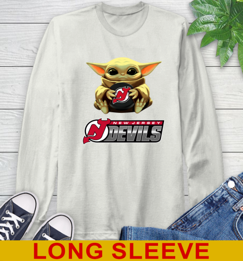 NHL Hockey New Jersey Devils Star Wars Baby Yoda Shirt 69
