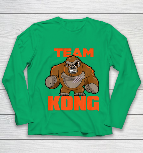 Kids Godzilla vs Kong Official Team Kong Cute Kids Youth Long Sleeve 4