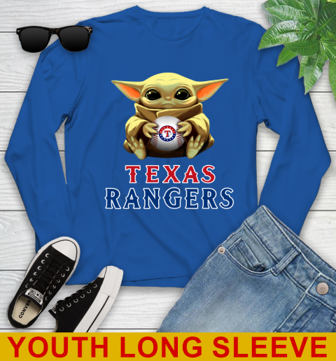 MLB Baseball Texas Rangers Star Wars Baby Yoda Shirt 131