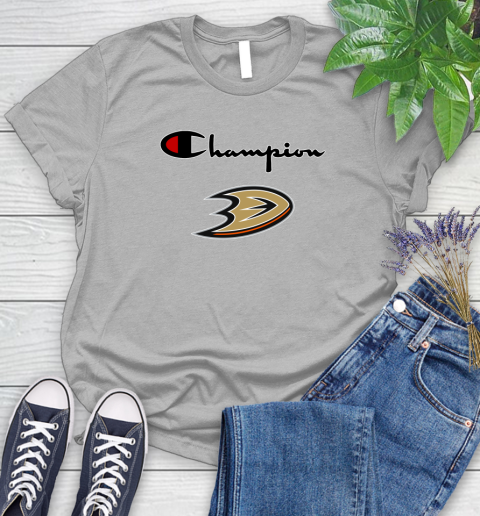 NHL Hockey Anaheim Ducks Champion Shirt Women's T-Shirt 3