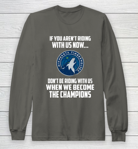 NBA Minnesota Timberwolves Basketball We Become The Champions Long Sleeve T-Shirt 5