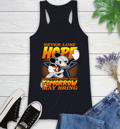 Dallas Cowboys NFL Football Mickey Disney Never Lose Hope Racerback Tank 9