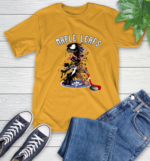 NHL Toronto Maple Leafs Hockey Venom Groot Guardians Of The Galaxy T-Shirt 3