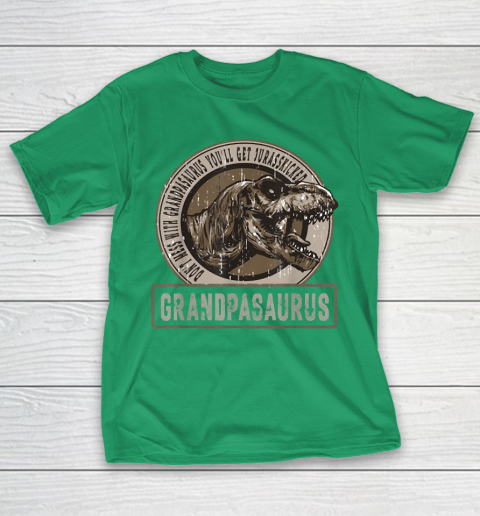 Grandpa Funny Gift Apparel  Don't Mess With Grandpasaurus You'll Get T-Shirt 15