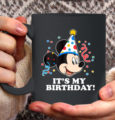 Disney Mickey Mouse Its My Birthday Ceramic Mug 11oz