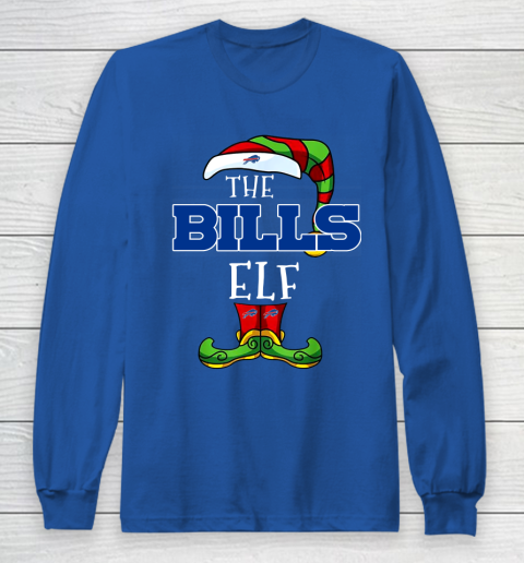 Buffalo Bills Christmas ELF Funny NFL Long Sleeve T-Shirt 6