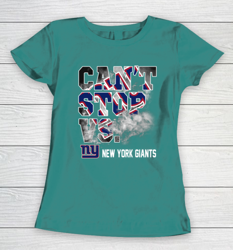 NFL New York Giants Can't Stop Vs Women's T-Shirt 10