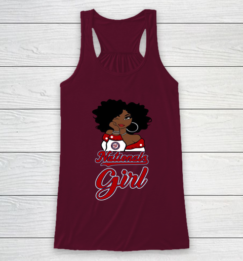 Washington Nationalss Girl MLB Racerback Tank 3