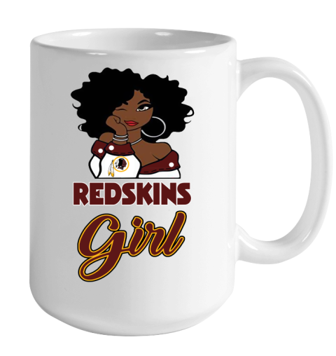 Washington Redskins Girl NFL Color Changing Mug 15oz 2
