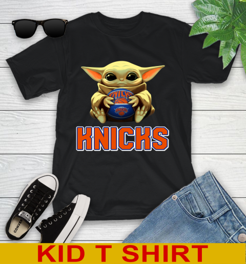 NBA Basketball New York Knicks Star Wars Baby Yoda Shirt 102