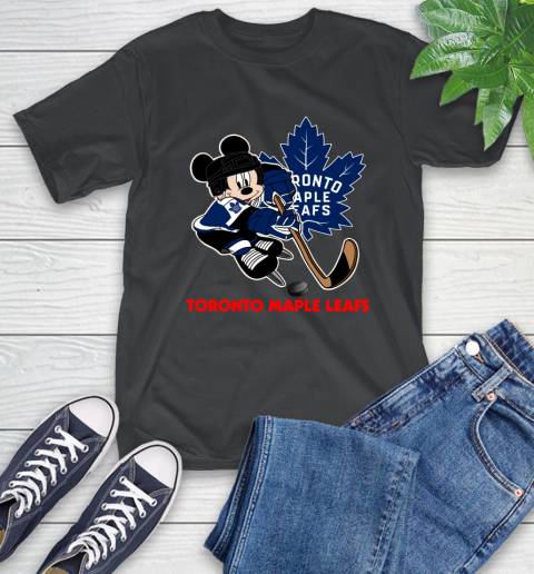 NHL Toronto Maple Leafs Mickey Mouse Disney Hockey T Shirt T-Shirt 14